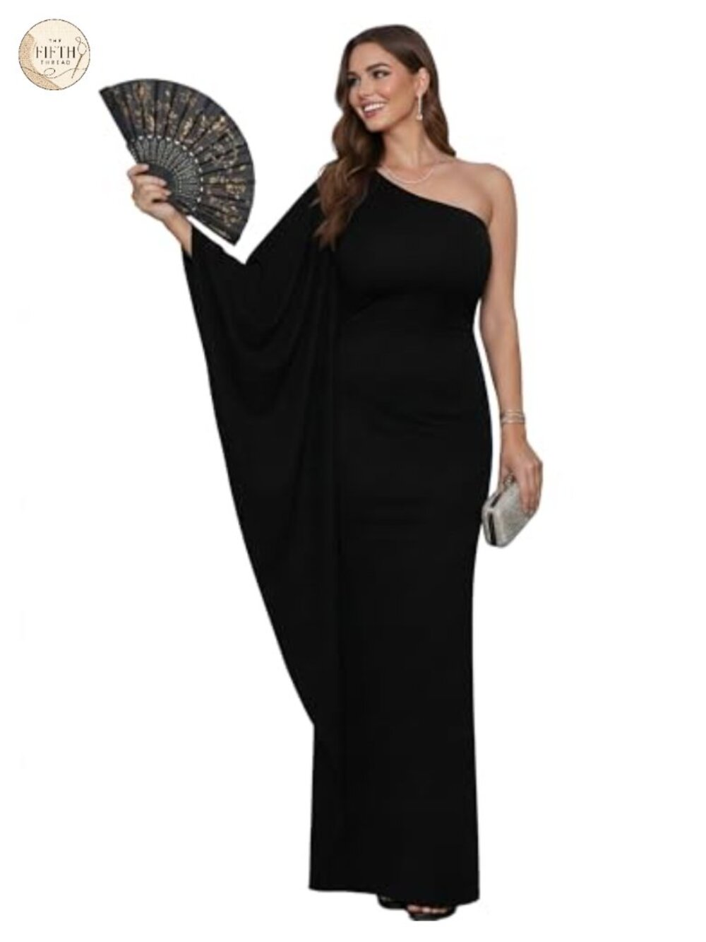 KOH KOH Womens One Shoulder Long Maxi Dress Evening Cocktail Formal Gown